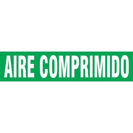 Accuform SPANISH PIPE MARKER AIRE COMPRIMIDO SHRPK226STF SHRPK226STF